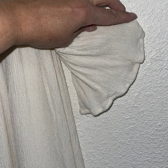 🌻 Wild Blue by Sadie Robertson Boho Cold Shoulder Top. SiZe medium - Picture 4 of 9